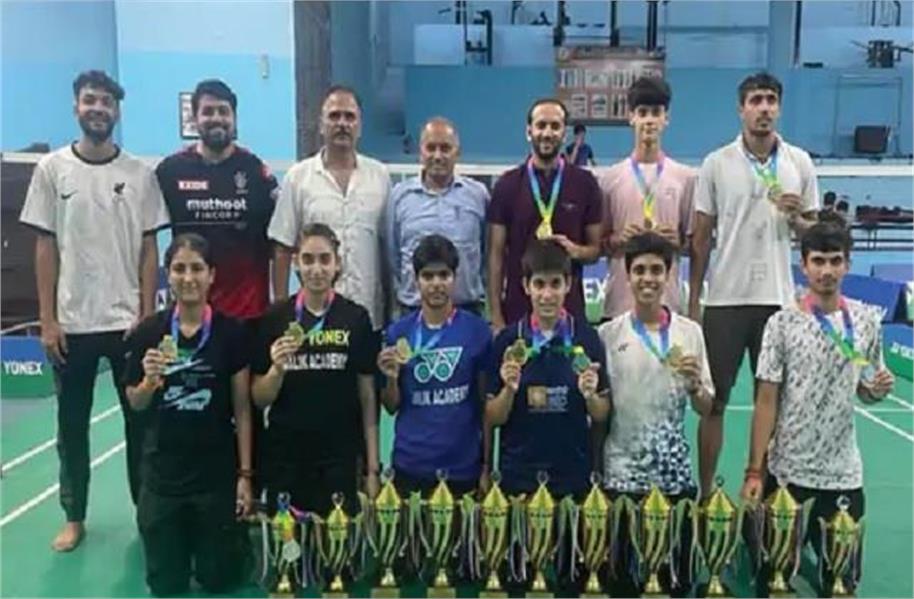 Haryana Players won 9 Medals in Competition